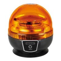 ΦΑΡΟΣ ΜΑΓΝΗΤΙΚΟΣ RL-11 9>30V+230V ΕΠΑΝΑΦΟΡΤΙΖΟΜΕΝΟΣ ΠΟΡΤΟΚΑΛΙ 45 LED ΜΕ ΣΠΥΡΑΛ 380cm 128x140mm