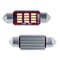 ΛΑΜΠΑΚΙΑ ΠΛΑΦΟΝΙΕΡΑΣ C5W 12V 3W 39mm ΛΕΥΚΟ 12microled 2ΤΕΜ