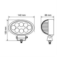 WL-4, προβολεάς με LED, Led 8 - 10/30V