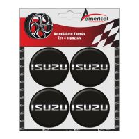 ΑΥΤΟΚΟΛΛΗΤΑ ΖΑΝΤΩΝ ISUZU 6cm ΜΑΥΡΑ ΣΜΑΛΤΟΥ 4ΤΕΜ.