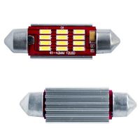 Simoni Racing ΛΑΜΠΑΚΙΑ ΠΛΑΦΟΝΙΕΡΑΣ C5W 12V 3W 41mm ΛΕΥΚΟ 12microled 2ΤΕΜ.