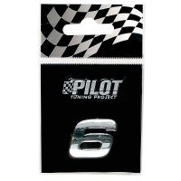 ΑΥΤΟΚΟΛΛΗΤΟ ΕΞΙ ΑΡΙΘΜΟΣ 3D TYPE-1 (6) 18mm