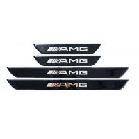 AMG (MERCEDES) ΜΑΡΣΠΙΕ ΕΣΩΤΕΡΙΚΑ ΑΥΤΟΚΟΛΛΗΤΑ (45x4cm X2 + 25x4cm X2) ΜΕ ΕΠΙΚΑΛΥΨΗ ΕΠΟΞΕΙΔ. ΡΥΤΙΝΗΣ 4ΤΕΜ