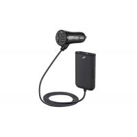 ΦΟΡΤΙΣΤΗΣ ΑΝΑΠΤΗΡΑ ME 4 ΘΥΡΕΣ USB 12V 4,8A  ΜΕ ΚΑΛΩΔΙΟ ΠΡΟΕΚΤΑΣΗΣ ΣΤΑ 2 USB