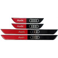 AUDI ΜΑΡΣΠΙΕ ΕΣΩΤΕΡΙΚΑ ΑΥΤΟΚΟΛΛΗΤΑ (45x4cm X2 +25x4cm X2)  ΜΕ ΕΠΙΚΑΛΥΨΗ ΕΠΟΞΕΙΔΙΚΗΣ ΡΥΤΙΝΗΣ 4ΤΕΜ