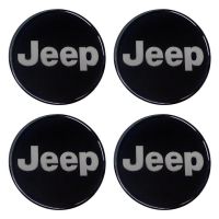 JEEP ΑΥΤΟΚΟΛΛΗΤΑ ΣΗΜΑΤΑ ΖΑΝΤΩΝ 5,5 cm ΜΑΥΡΟ/ΧΡΩΜΙΟ ΜΕ ΕΠΙΚΑΛΥΨΗ ΣΜΑΛΤΟΥ  - 4 ΤΕΜ.