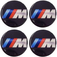 M3 (BMW) ΑΥΤΟΚΟΛΛΗΤΑ ΣΗΜΑΤΑ ΖΑΝΤΩΝ 9cm ΜΑΥΡΟ ΜΕ ΕΠΙΚΑΛΥΨΗ ΣΜΑΛΤΟΥ - 4ΤΕΜ.