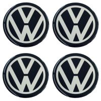 VW ΑΥΤΟΚΟΛΛΗΤΑ ΖΑΝΤΩΝ 9cm ΜΑΥΡΑ ΜΕ ΕΠΙΚΑΛΥΨΗ ΣΜΑΛΤΟΥ  - 4 ΤΕΜ.