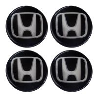 HONDA ΑΥΤΟΚΟΛΛΗΤΑ ΣΗΜΑΤΑ ΖΑΝΤΩΝ 7,2 cm ΜΑΥΡA ΜΕ ΕΠΙΚΑΛΥΨΗ ΣΜΑΛΤΟΥ  - 4 ΤΕΜ.
