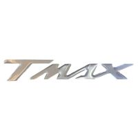 YAMAHA T-MAX ΑΥΤΟΚΟΛΛΗΤΟ 15,5 Χ 2,5 cm ΧΡΩΜΙΟ ΜΕ ΕΠΙΚΑΛΥΨΗ ΕΠΟΞΕΙΔΙΚΗΣ ΡΥΤΙΝΗΣ (ΥΓΡΟ ΓΥΑΛΙ) - 1 ΤΕΜ.