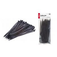 ΔΕΜΑΤΙΚΑ/ΔΕΤΙΚΑ ΚΑΛΩΔΙΩΝ TIE WRAP 4,8 X 200mm (ΜΑΥΡΟ) - 100 ΤΕΜ. 