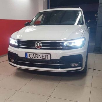 Μπροστινά Φανάρια Set Για Vw Tiguan II mk2 16+ DRL Led Matrix & Led Signal Dynamic R-Line Look H7/H7 Με Μοτέρ Carner