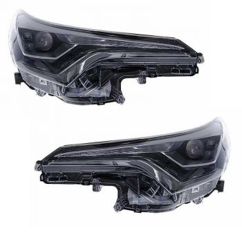 Μπροστινά Φανάρια Set Για Toyota C-HR 16+ DRL Full Led & Led Signal With Motor Carner