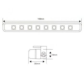 ΦΩΤΑ ΜΕΡΑΣ LED SLIM 12V