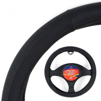 ΚΑΛΥΜΜΑ ΤΙΜΟΝΙΟΥ ΔΕΡΜΑ ΜΑΥΡΟ 38cm