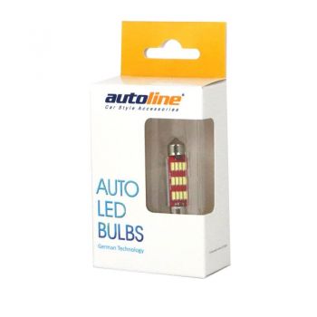 ΛΑΜΠΕΣ LED ΖΕΥΓΑΡΙ Πινακίδας &amp; Πλαφονιέρας Τ11x41 ΛΕΥ 12-24V