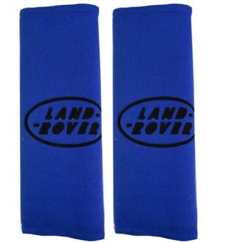 LAND ROVER ​ΜΑΞΙΛΑΡΑΚΙΑ ΓΙΑ ΖΩΝΗ ΑΣΦΑΛΕΙΑΣ 21 X 7,5 cm ΣΕ ΜΠΛΕ ΧΡΩΜΑ ΜΕ ΜΑΥΡΟ LOGO - 2 ΤΕΜ.