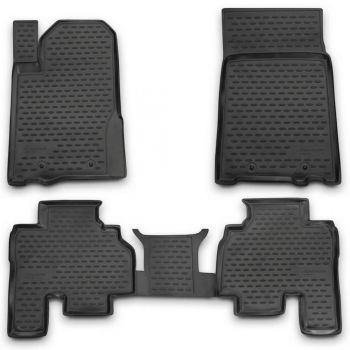 SSANGYONG KYRON 11/2006-2014 ΜΑΡΚΕ ΠΑΤΑΚΙΑ ΣΕ ΣΚΑΦΗ TPE ΛΑΣΤΙΧΟ ΣΕ ΑΝΘΡΑΚΙ ΣΚΟΥΡΟ ΓΚΡΙ ΧΡΩΜΑ NOVLINE - 4 ΤΕΜ.