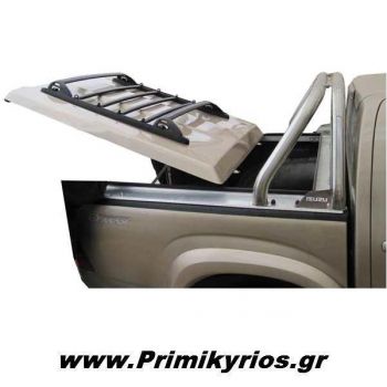 Πολυεστερικό Ανοιγόμενο Καπάκι Space Cab Isuzu D-Max'03>'07