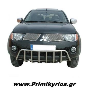 Εμπρόσθιος Προφυλακτήρας 120 Inox για MITSUBISHI L200 '06>