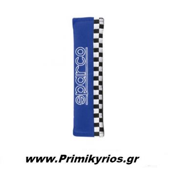 Μαξιλαράκι Ζώνης Ασφαλείας Sport Λεπτό Μαύρο Sparco