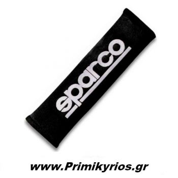 Μαξιλαράκι Ζώνης Ασφαλείας GT Λεπτό Μαύρο Sparco
