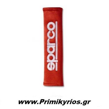 Μαξιλαράκι Ζώνης Ασφαλείας GT Λεπτό Μαύρο Sparco