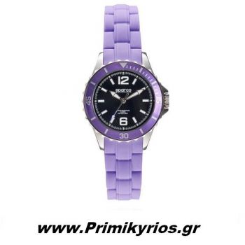 Γυναικείο Ρολόϊ Χειρός Sparco Βιολετί