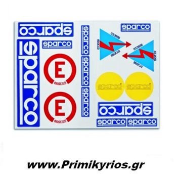Αυτοκόλλητα Σετ (16 τεμ) Sparco