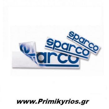 Αυτοκόλλητα Sparco Σετ (15 τεμ) με Διάτρηση  Μπλε 30cm