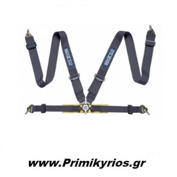 Ζώνη Sparco Racing 4 Point Ηarness με Ρυθμιστή από Ατσάλι