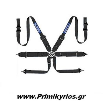 Ζώνη Sparcο Racing 6 Point Ηarness με Ατσάλινο Ρυθμιστή