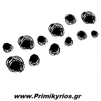 Αυτοκόλλητο Αυτοκινήτου ΜεΤρύπες Από Πυροβολισμό