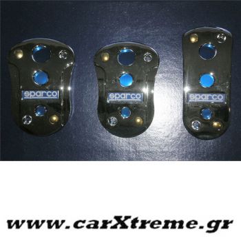 Πεταλιέρες set Black Sparco