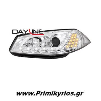 Φανάρι Εμπρός DRL Optic Renault Megane 03-06