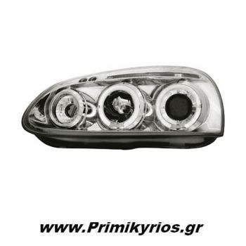 Φανάρι Εμπρός Chrome VW Golf V 03-09