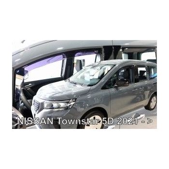 ΑΝΕΜΟΘΡΑΥΣΤΕΣ ΓΙΑ NISSAN TOWNSTAR 5D 2021+ ΣΕΤ ΑΥΤΟΚΙΝΗΤΟΥ ΑΠΟ ΕΥΚΑΜΠΤΟ ΦΙΜΕ ΠΛΑΣΤΙΚΟ HEKO - 4 ΤΕΜ