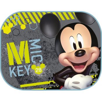 ΗΛΙΟΠΡΟΣΤΑΣΙΕΣ ΠΛΑΙΝΕΣ MICKEY ΜΕ ΒΕΝΤΟΥΖΑ 44x35cm AMIO - 2 Τεμ.