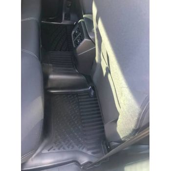 Πατάκια Σκαφάκια 3D Από Λάστιχο TPE Για Ford Ranger & Raptor T9 2023+ Rizline 4 Τεμάχια Μαύρα