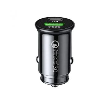 Φορτιστής Αυτοκινήτου με USB &amp; Type-C