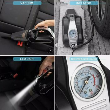 Ηλεκτρική Σκούπα και Τρόμπα Αυτοκινήτου 2 σε 1