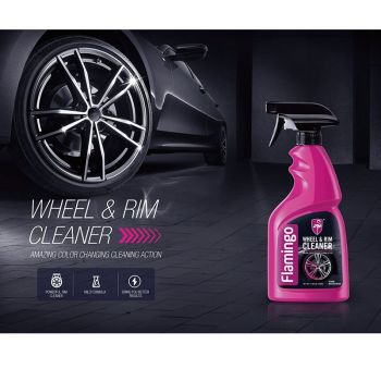 FLAMINGO ΕΝΙΣΧΥΜΕΝΟ ΚΑΘΑΡΙΣΤΙΚΟ ΤΡΟΧΩΝ &amp; ΖΑΝΤΩΝ 500ml