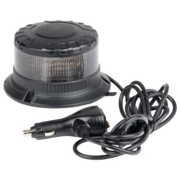 ΦΑΡΟΣ ΦΙΜΕ HEAVY DUTY W28M 12/24V ΠΟΡΤΟΚΑΛΙ 16LED ΜΑΓΝΗΤΙΚΟΣ/ΒΙΔΩΤΟΣ ΜΕ ΦΙΣ ΑΝΑΠΤΗΡΑ Υ89mm Φ110mm AMIO - 1 τεμ.