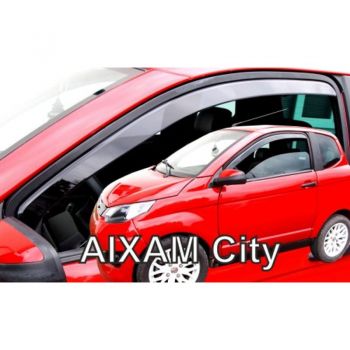 ΑΝΕΜΟΘΡΑΥΣΤΕΣ ΓΙΑ AIXAM CITY / E-CITY / CROSSLINE / CROSSOVER / E-CROSSOVER 3D 2007+ ΖΕΥΓΑΡΙ ΑΠΟ ΕΥΚΑΜΠΤΟ ΦΙΜΕ ΠΛΑΣΤΙΚΟ HEKO - 2 ΤΕΜ.