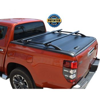 ΚΑΠΑΚΙ ΚΑΡΟΤΣΑΣ ΡΟΛΟ ΑΛΟΥΜΙΝΙΟΥ ΜΕ ΚΟΥΠΑΣΤΕΣ ΚΑΙ ΜΠΑΡΕΣ TEK 2 MAX 9080 ROLL+KOUP 115BL+BEDBAR 066BL MITSUBISHI L200 (TRITON) 2019+