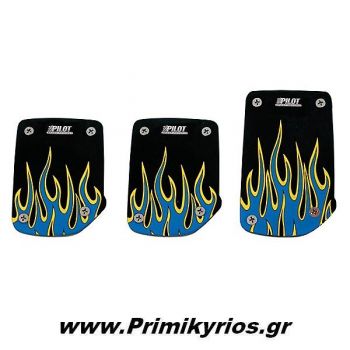 Πεταλιέρες Αυτοκινήτου με Φλόγες