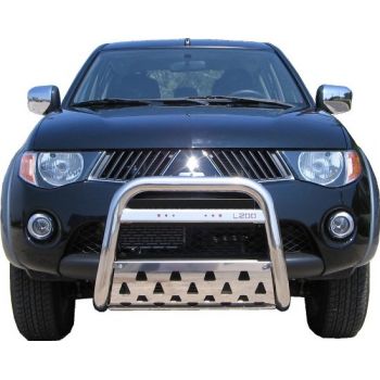 Eμπρόσθιος Προφυλακτήρας Mitsubishi L200 2006+ με Ποδιά