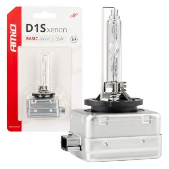 ΑΝΤΑΛΛΑΚΤΙΚΗ ΛΑΜΠΑ ΧΕΝΟΝ BASIC D1S 12V 6.000k 35W BLISTER CARD AMIO - 1 ΤΕΜ.