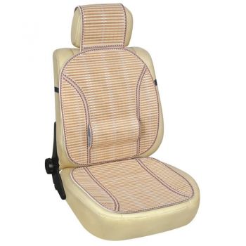 Πλατοκάθισμα Μπροστινό Universal (Ψάθα/Μπαμπού) MIAMI 1 τμχ με Μαξιλάρι Μέσης 46x94cm