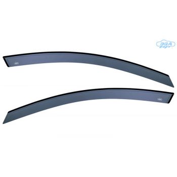 ΖΕΥΓΑΡΙ ΜΠΡΟΣΤΙΝΟΙ ΑΝΕΜΟΘΡΑΥΣΤΕΣ ΓΙΑ TESLA MODEL 3 4D 2018+ ΕΞΩΤΕΡΙΚΟΙ ΑΥΤΟΚΟΛΛΗΤΟΙ ΑΠΟ ΕΥΚΑΜΠΤΟ ΧΥΤΟ ΑΚΡΥΛΙΚΟ ΓΥΑΛΙ (CAST ACRYLIC GLASS) DGA - 2 ΤΕΜ